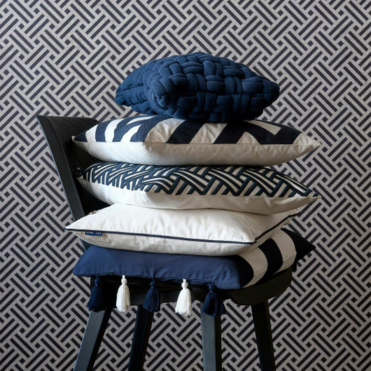 Yacht Club Graphic Pillow Cover