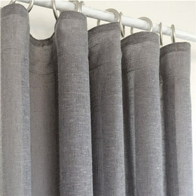 Linen Mix Verho 140x250 Harmaa