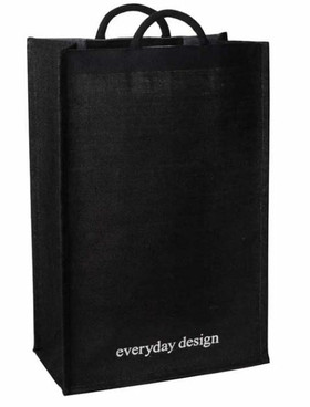Everyday Design Turku XL juuttikassi musta