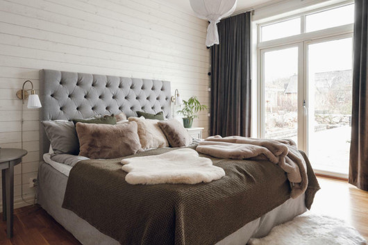 Fluffy tekotalja Taupe