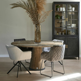 Rustic Rattan Leaf Bamboo