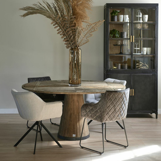 Rustic Rattan Leaf Bamboo