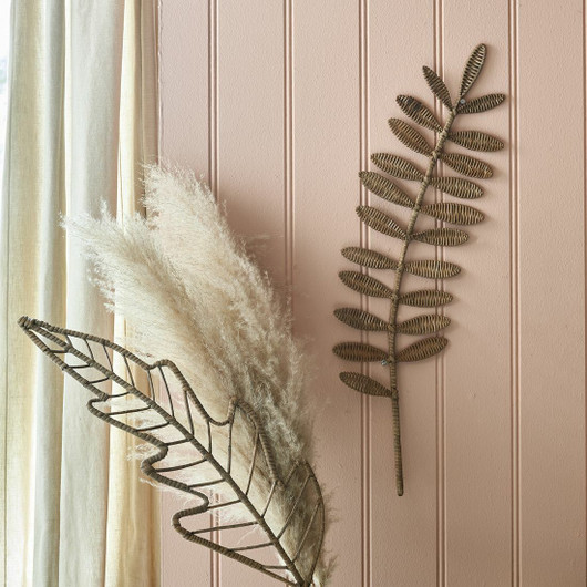 Rustic Rattan Leaf Bamboo