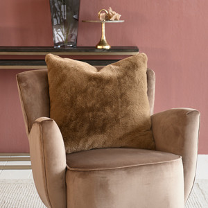 Faux Fur Pillow Cover moss 50x50