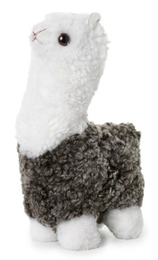 Alpakka- koriste beige-valkoinen