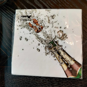 Shampanja servetti pieni