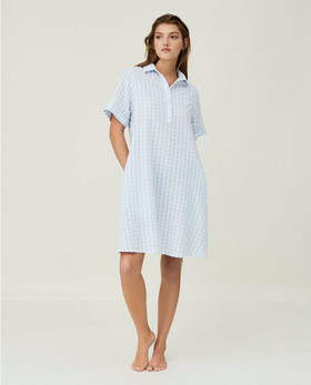 Hailey naisten puuvillainen yöpaita 