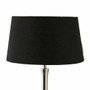 Linen Lampshade all black 25x30 