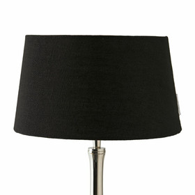 Linen Lampshade all black 25x30 