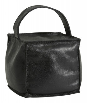 Nahkainen Cook ovistoppari musta