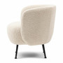 Corralillo Armchair, bouclé, white sand
