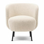 Corralillo Armchair, bouclé, white sand