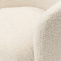 Corralillo Armchair, bouclé, white sand