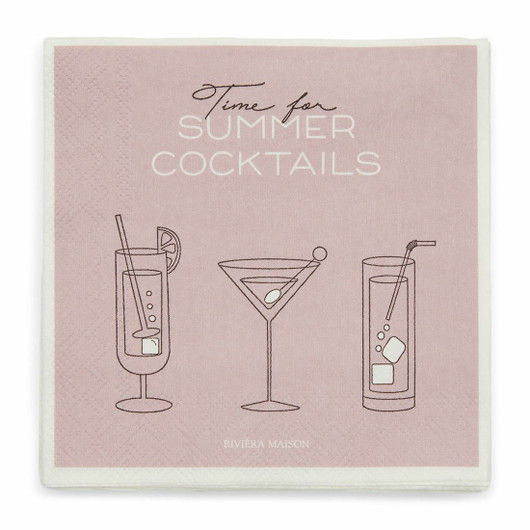 Lautasliina Riviera Maison Summer Cocktails 