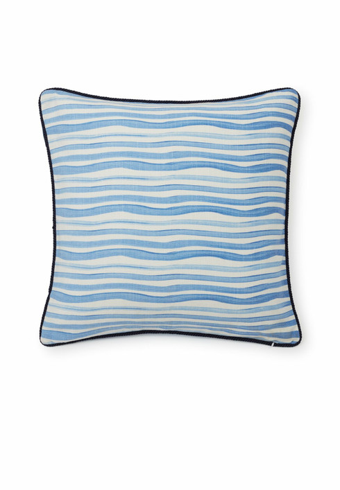Sea You Later -tyynynpäällinen puuvillacanvasia 50x50 sininen