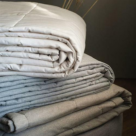 Päiväpeite Vilja 270x260 cm luonnonvalkoinen