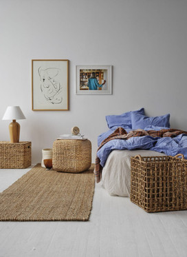 Juuttimatto Freja natural 80x250cm