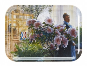 Carl Larsson Azalea tarjotin 20x27 cm