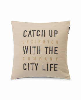 Tyynynpäällinen kalanruotokuvioitua luomupuuvillaflanellia