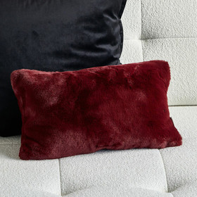 Cordovan Faux Fur Pillow Cover 50x30