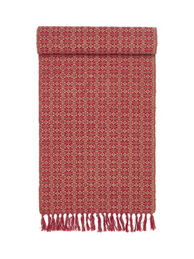 Bella punainen kaitaliina 40x140 cm