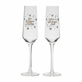 Champagne glass Let's Celebrate, 2 Pieces