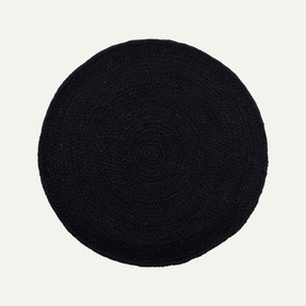 Dixie Ella pyöreä pöytätabletti musta 38 cm