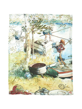 Kräftfiske keittiöpyyhe 50x70 