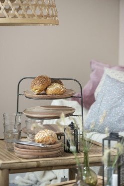 Lautasteline Brooklyn kolme tasoa