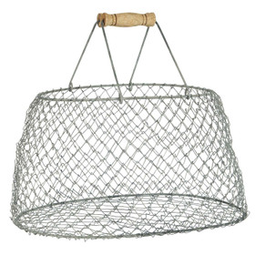 Metallilankakori puukavoilla Ib Laursen