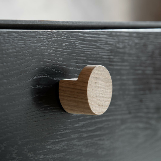 Wood Knot ripustin koko M savustettu tammi, Ekta Living