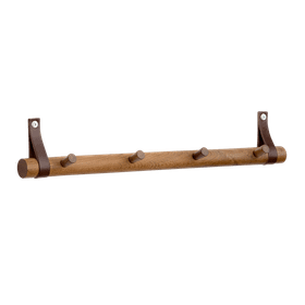 Ekta Living naulakko neljällä koukulla, savustettu tammi