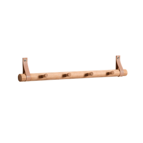 Ekta Living naulakko neljällä koukulla, Öljytty tammi