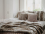 Stripy tyynynpäällinen taupe/ harmaanruskea, Skinnwille