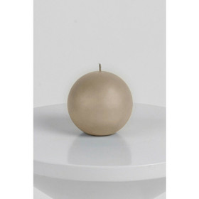 Velvet Pallokynttilä 10cm Dark taupe Balmuir