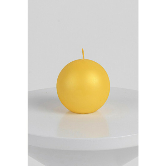 Velvet Pallokynttilä 10cm Lemon Balmuir