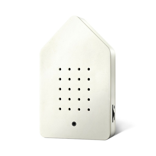 Relaxound- Birdybox White Jesmonite linnunlaulua laatikkossa valkoinen