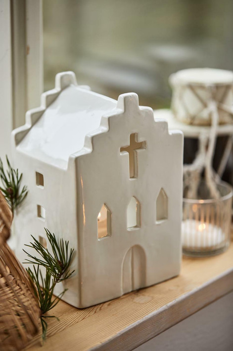 Kirkkolyhty Stillenat luonnonvalkoinen, Ib Laursen