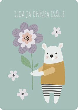 Isänpäiväkortti Iloa Ja Onnea Isälle Bedaprint