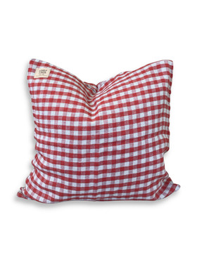 Lovely Linen Misty Sisustustyyny Punainen 50x50