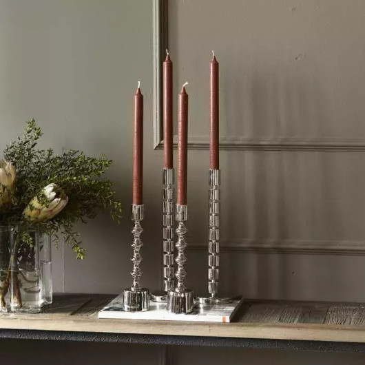 Dinner Candles ECO terracotta 4pcs