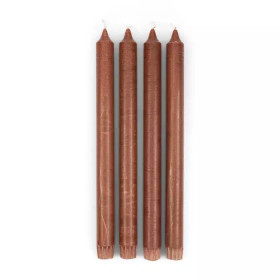 Dinner Candles ECO terracotta 4pcs