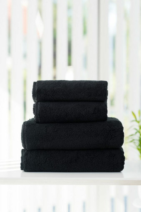  Jättipyyhe 100×150 Black