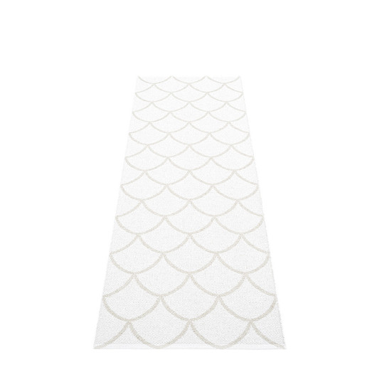 Kotte muovimatto Fossil Grey/White 70 x 225 cm