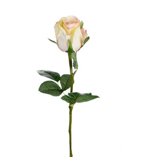 Silkkiruusu vaaleankeltainen 50 cm