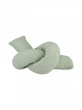 Knut koristetyyny vaalea turkoosi 45x30x20 cm