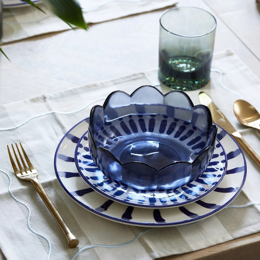 Riviera Maison Vittoria vesilasi vihreä akryyliä