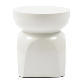 Riviera Maison sivupöytä Porto valkoinen 37 cm