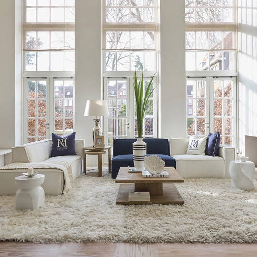 Riviera Maison sivupöytä Porto valkoinen 37 cm