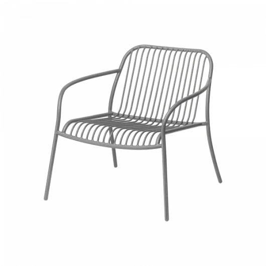 YUA WIRE Lounge tuoli Granite Grey